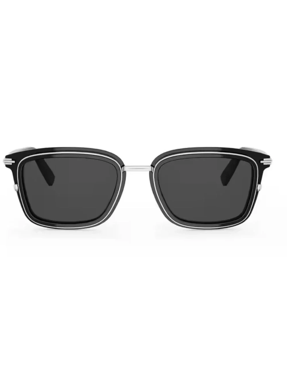 NEW Dior DiorBlackSuit S18U 13A0 Men's Black Rectangle Sunglasses Gray 53-20-145